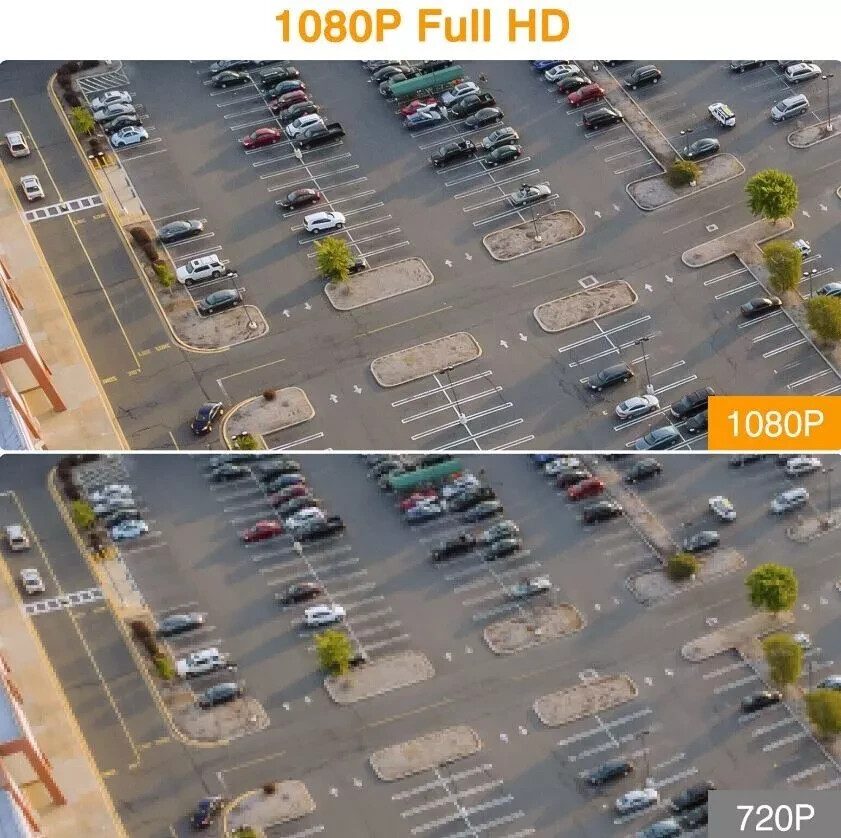 Floureon Security Camera Outdoor WIFI IP Camera 2MP 1080P Mobile App Remote View