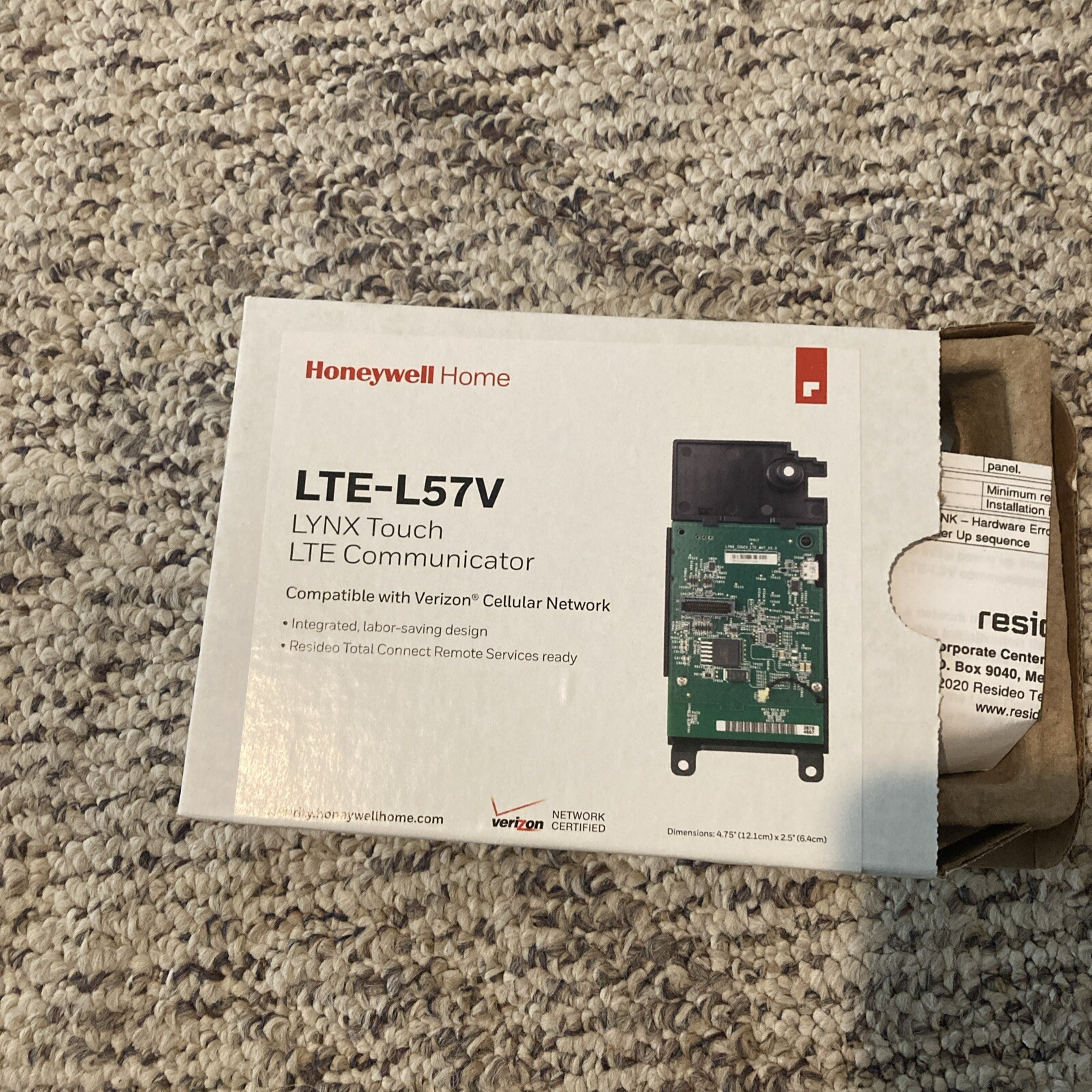 Honeywell LTE-L57V Lynx Touch Verizon LTE Communicator For L5210 & L7000 / New