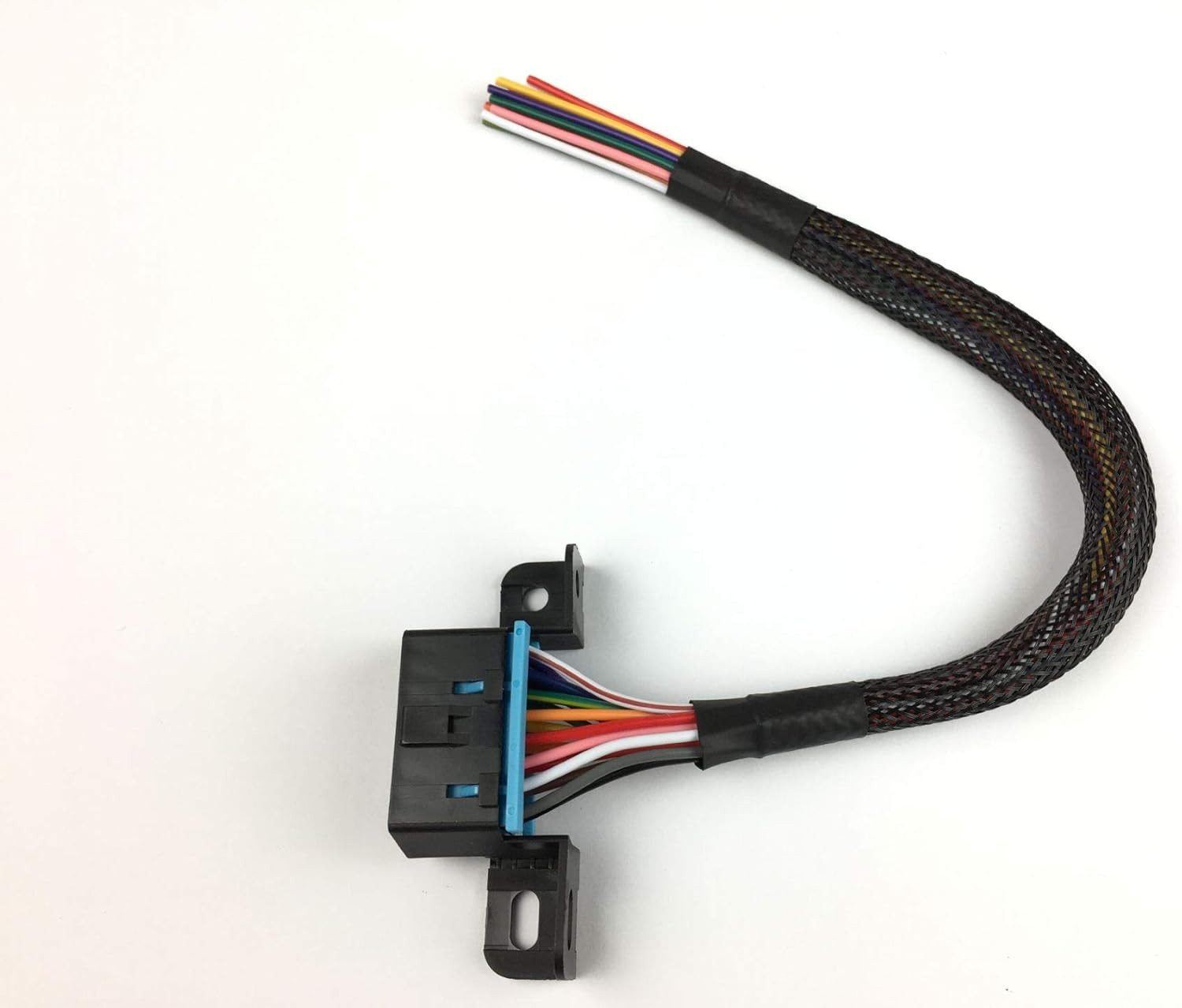 16PIN J1962F OBD2 Female to Open Cable OBDII Dash Port Pigtail Fixed Wire Harnes
