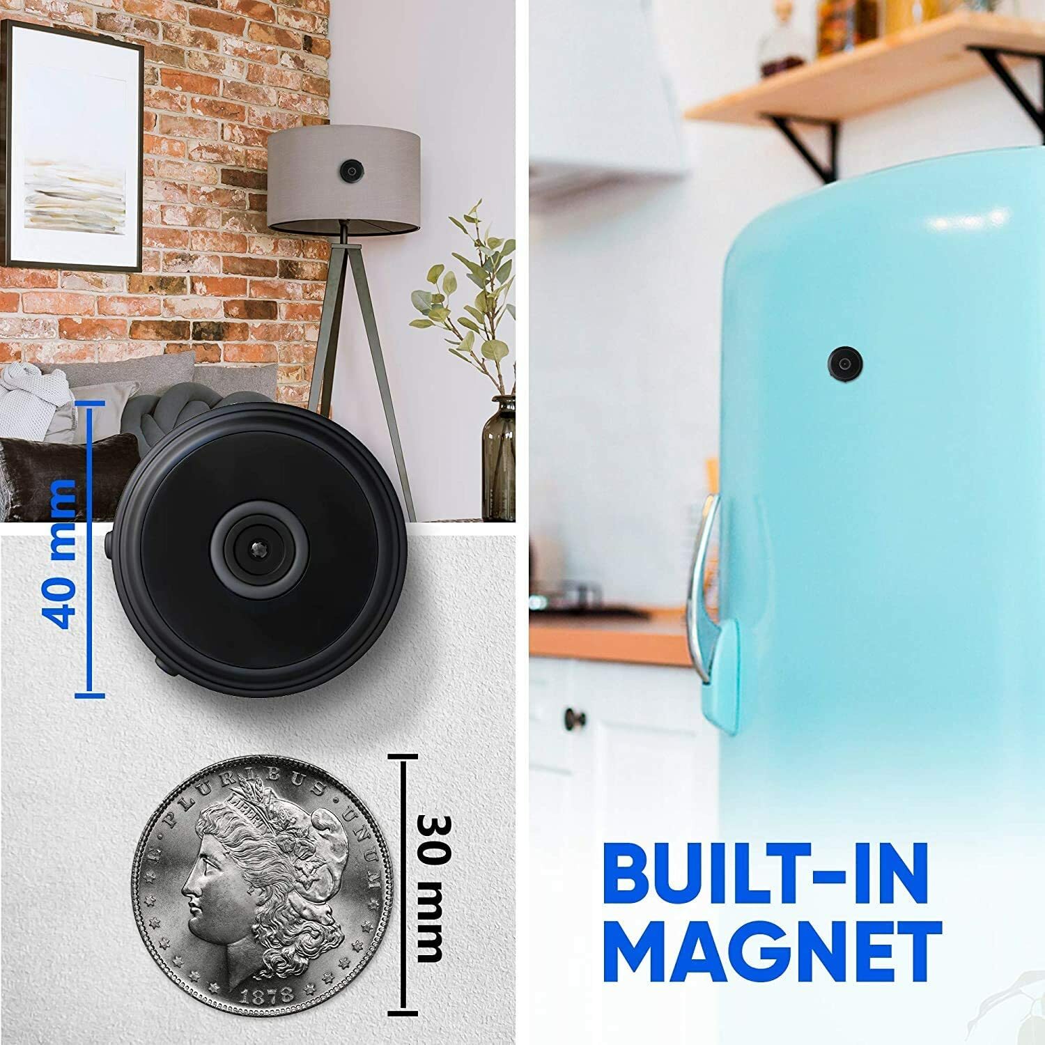 HD 1080P Mini Wi-Fi Camera Home Security DVR Cam
