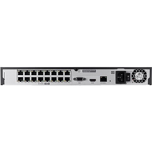 Hanwha ARN-1610S Series 16-Channel PoE NVR, 4TB, Black
