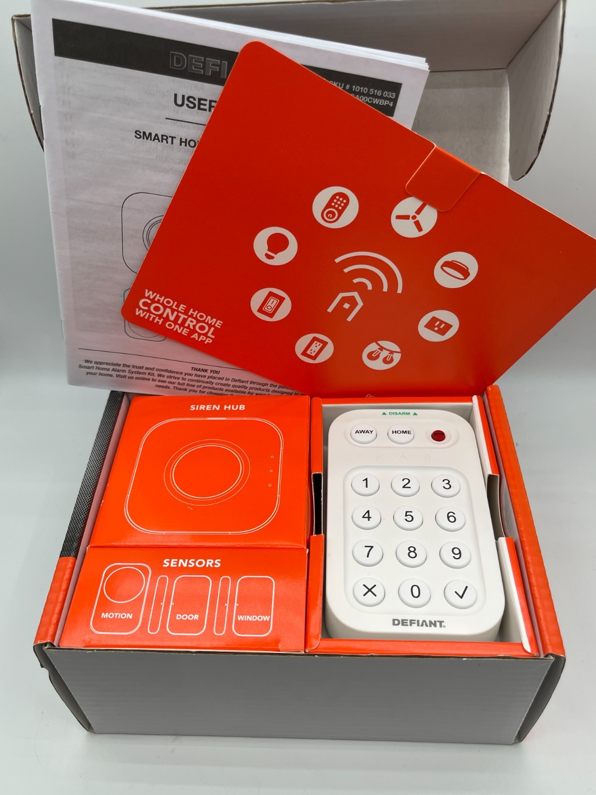 Defiant Smart Home Alarm System with WiFi and Bluetooth, Powered by Hubspace