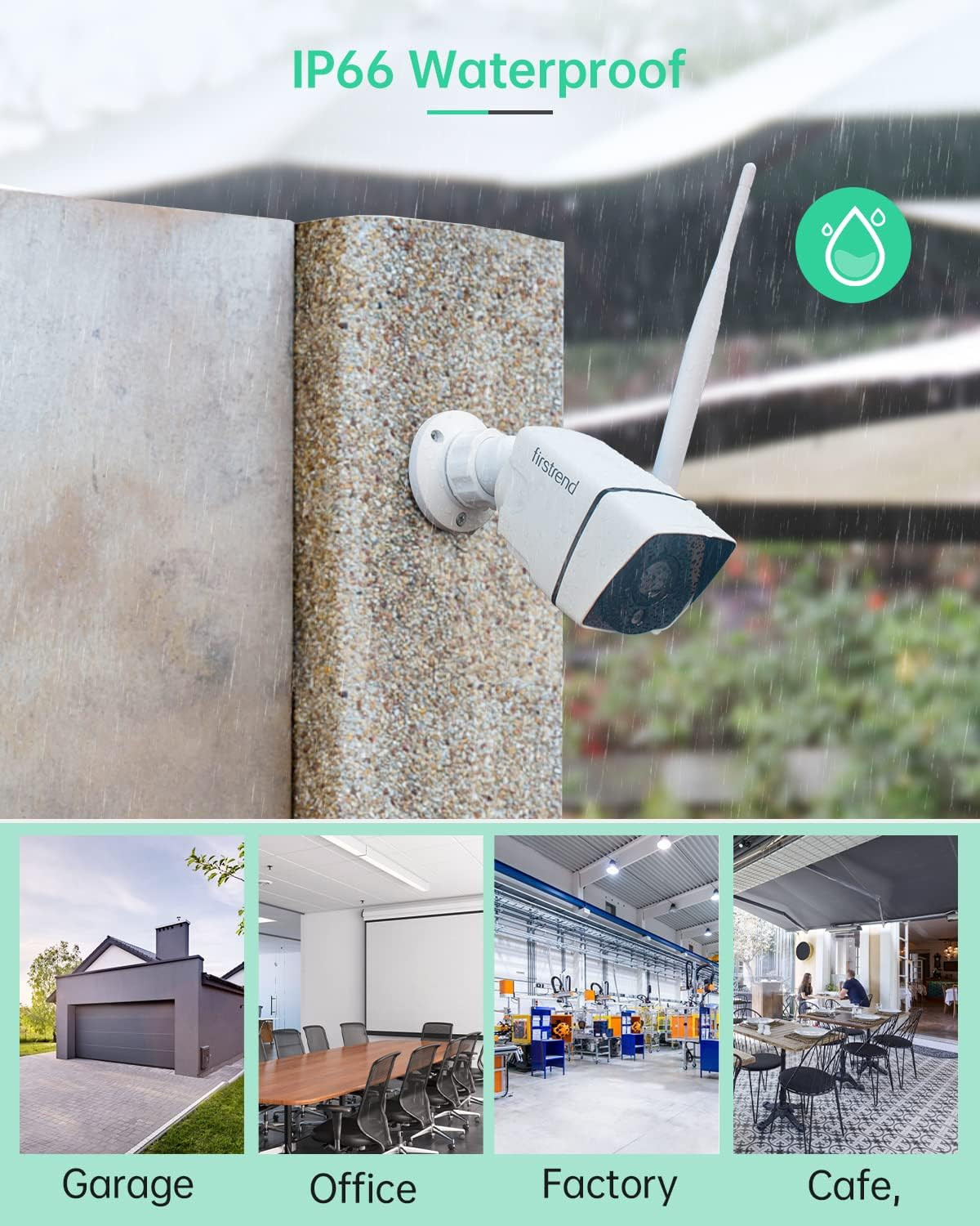 Wireless Security Camera System, 5MP Security System Wireless with 4 CCTV Camera