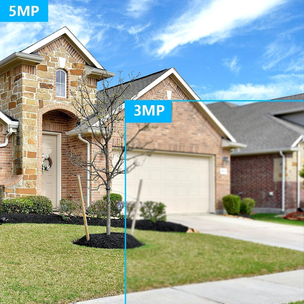 (2026 Update 120 Day Storage) 5MP PT Wireless Security Camera System with AI Hum