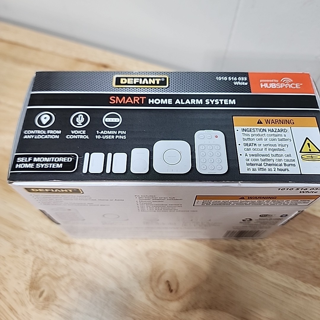 Defiant Smart Home Alarm System with WiFi and Bluetooth, Powered by Hubspace