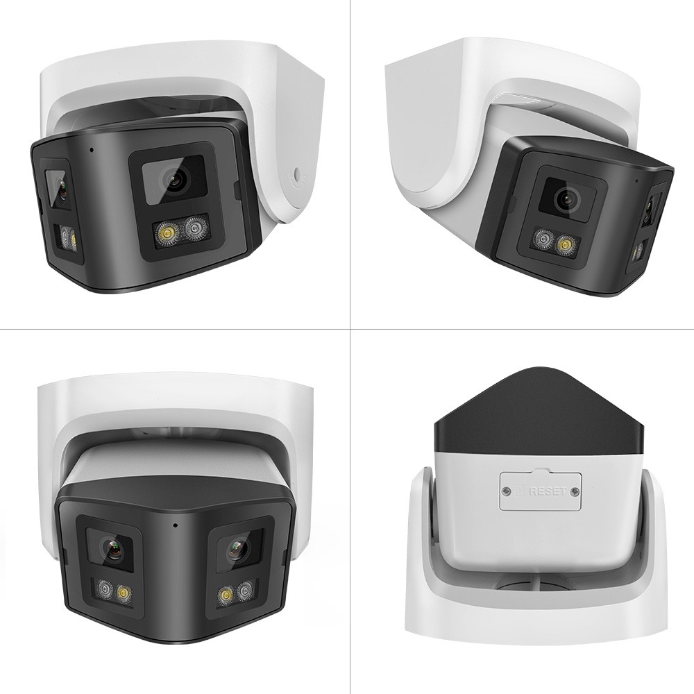Vikylin 8CH NVR 4MP Full Color 180° Panoramic PoE Security Camera 2Way Audio Lot