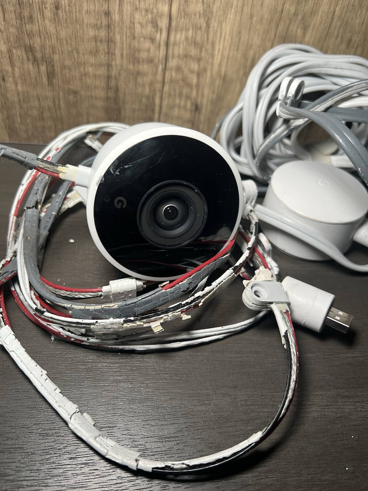 Google Nest Cam Outdoor Security Camera extension Wired NC2100ES Night Vision