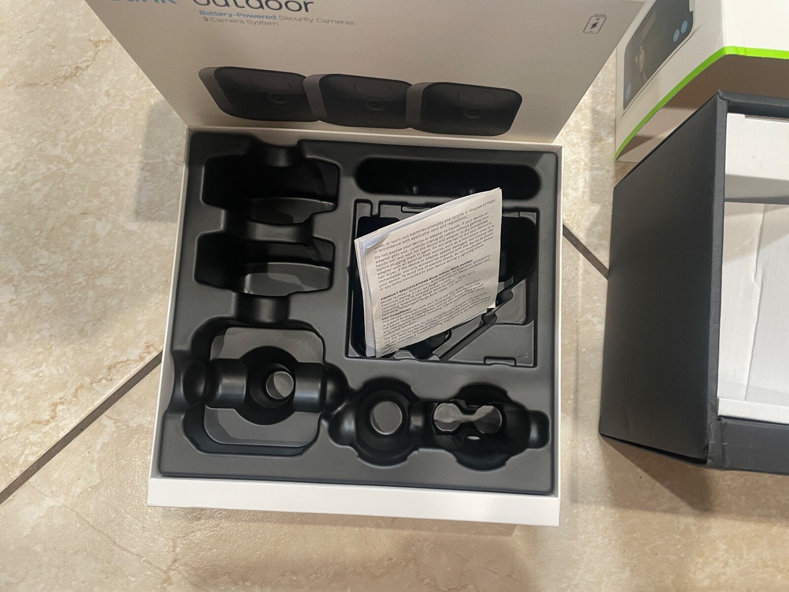 EMPTY BOX ONLY Blink XT Security Wireless Camera System Outdoor