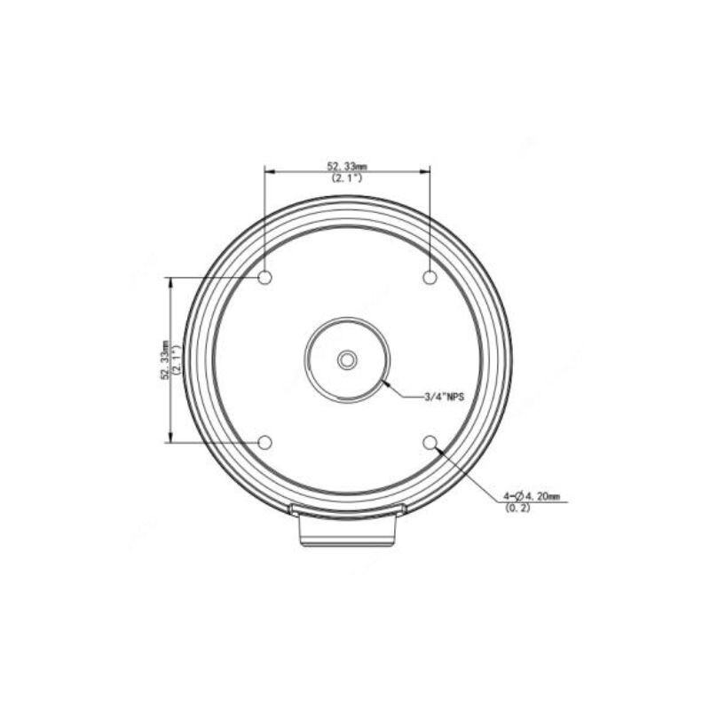 Alibi Junction Box ALI-JB05-B-IN – American Security Camera Company