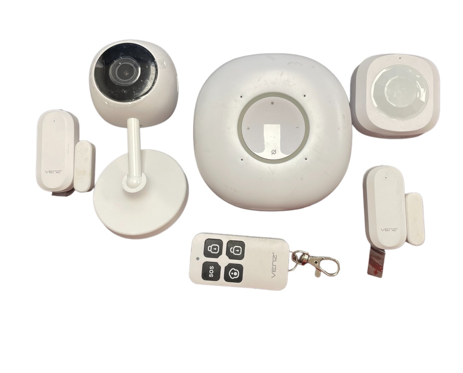 ??VENZ Home Alarm Security System 6-Piece kit, Smart Home Hub, WiFi Camera??