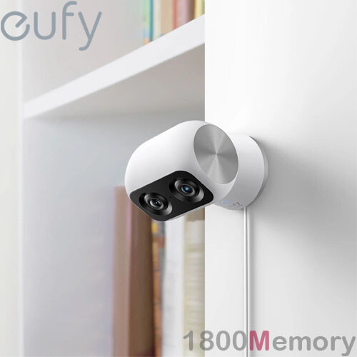 eufy Security Indoor Cam S350 4K UHD Dual Camera Wireless Home Security Wi-Fi