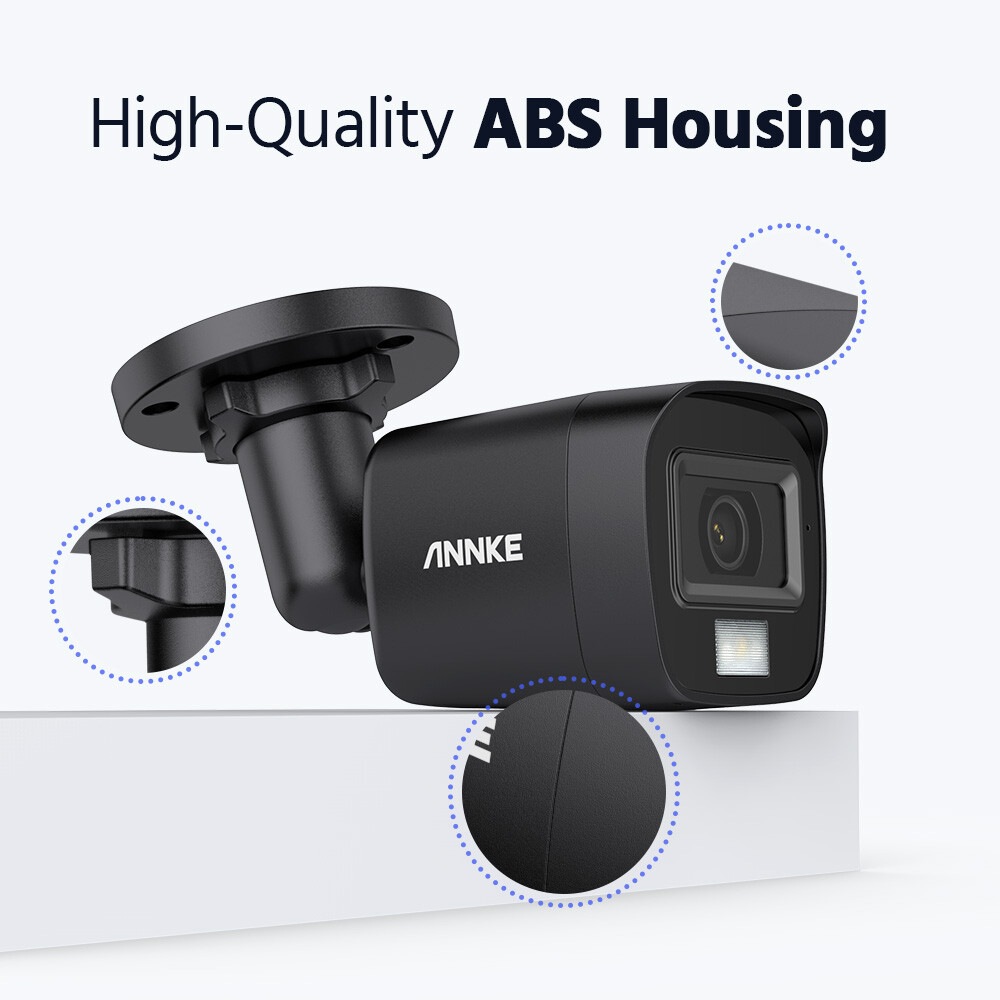 ANNKE 1080P 4IN1 TVI Security Camera CCTV Audio Recording Outdoor Color Night