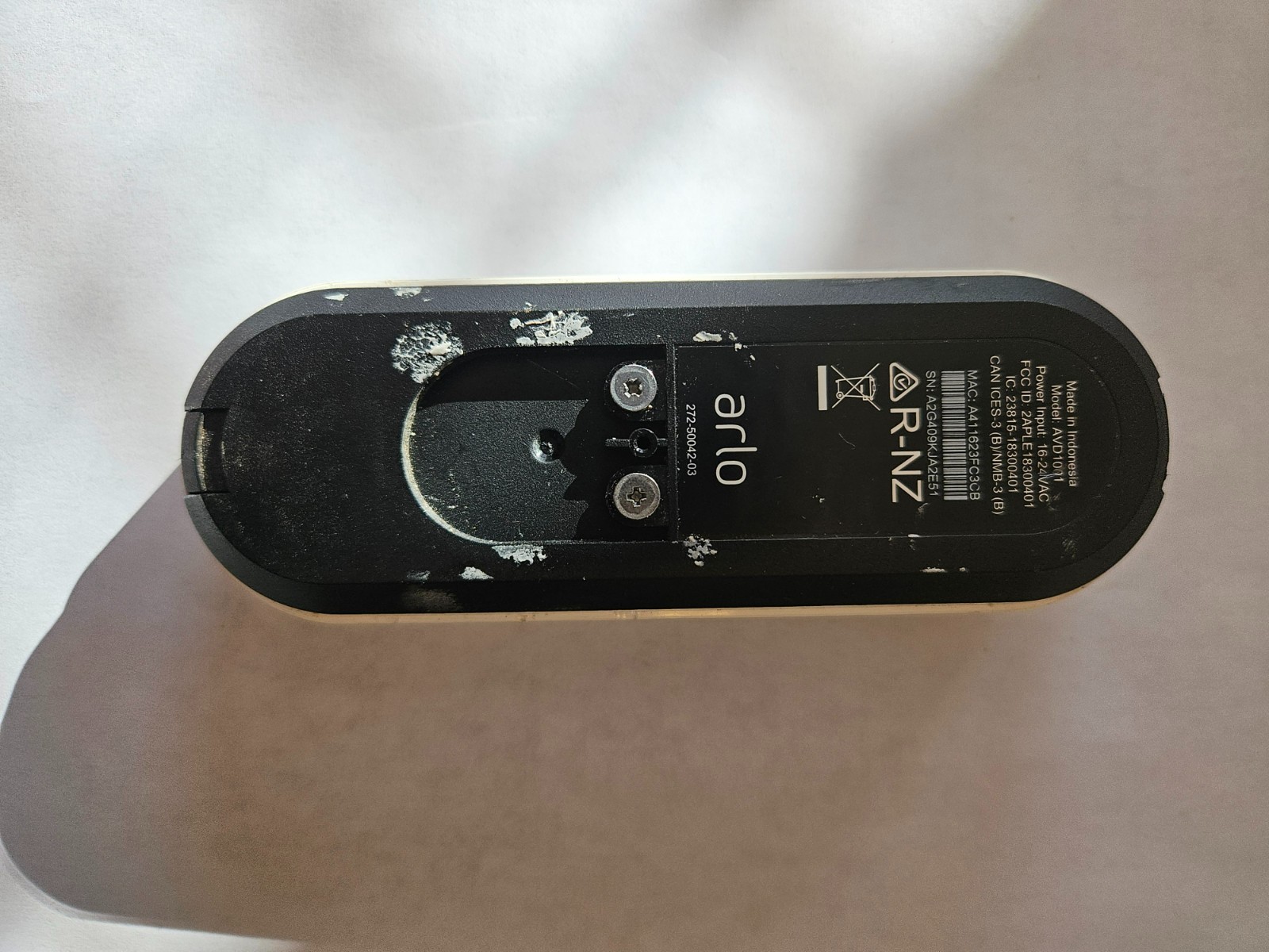 Arlo Doorbell Camera AVD 1001 –
