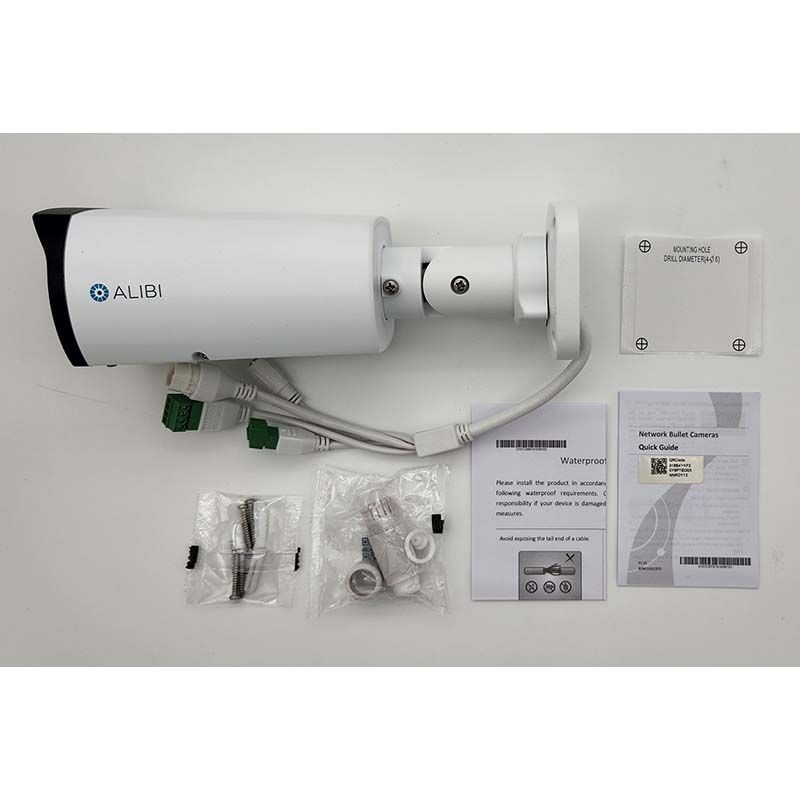 Alibi 4K 8MP Zoom Bullet Camera ALI-XB81-UZAI-D American Security Camera Company
