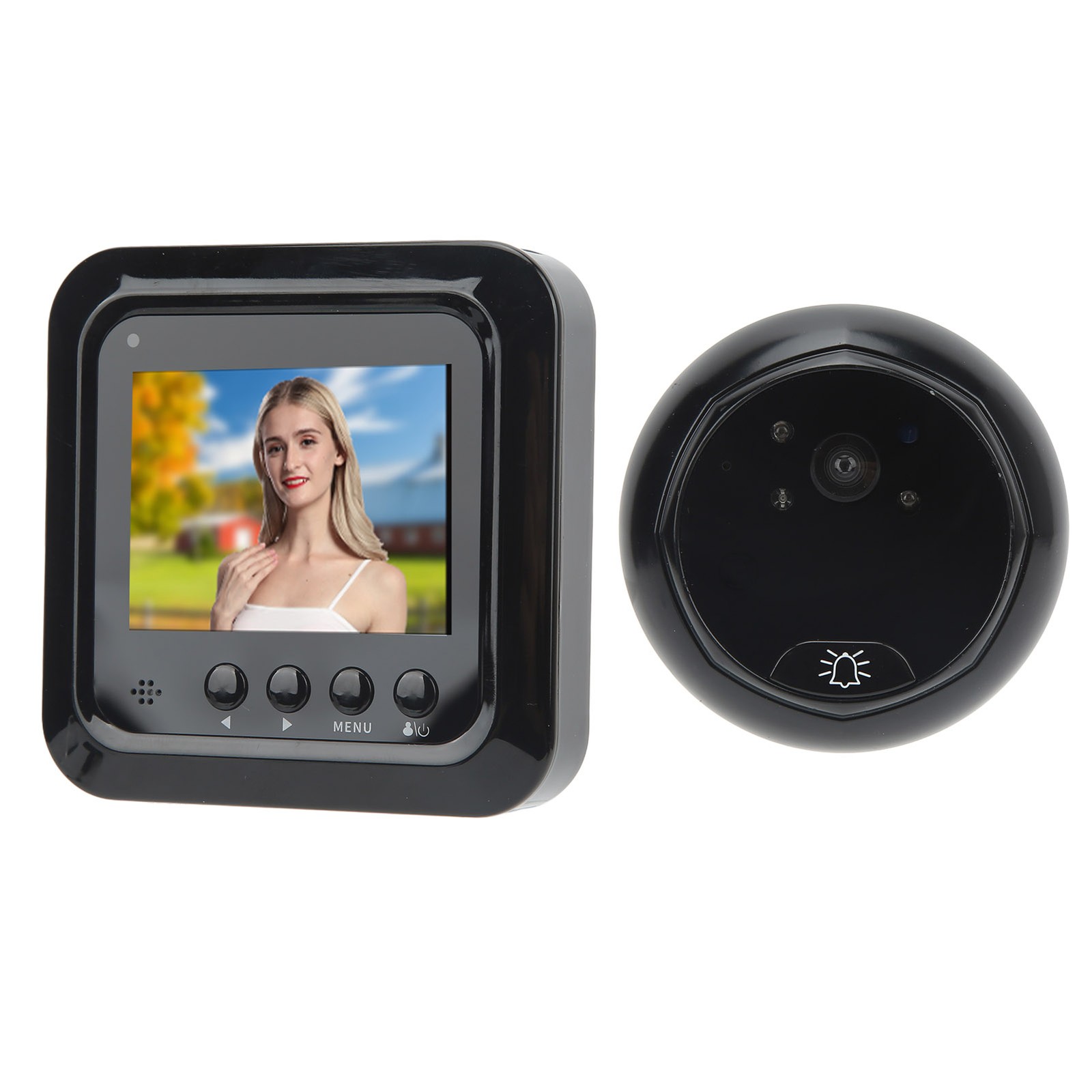 Video Door Phone System Digital Door Viewer Infrared Night 160 Degree