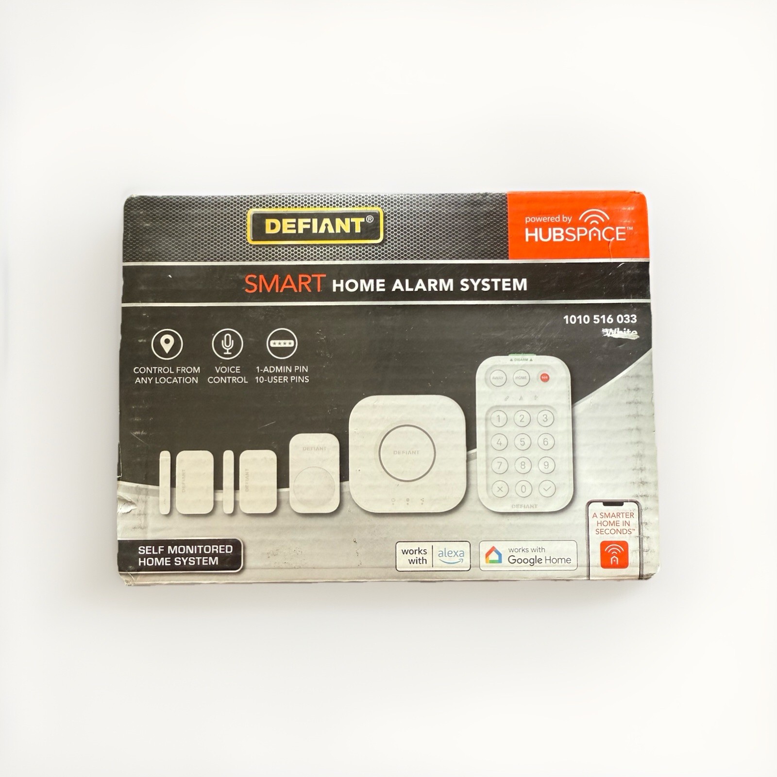 Defiant Smart Home Alarm Kit WiFi and Bluetooth, Powered by Hubspace (5-Piece)