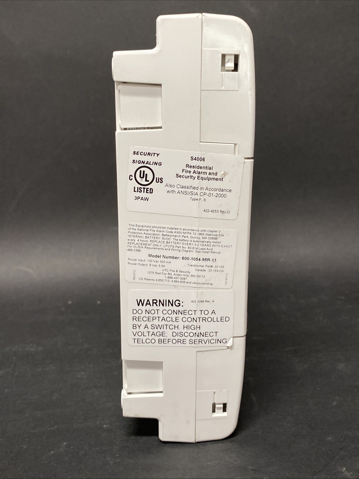 GE Simon XT 600-1054-95R Wireless Security ALARM PANEL BOARD V2 Panel Only Y6