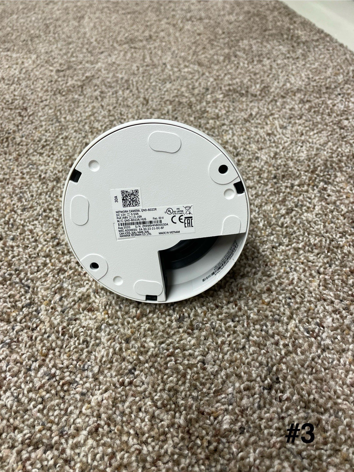 Hanwha Wisenet QND-6012R 2MP IP Network Camera With 2.8mm Lens & Night Vision
