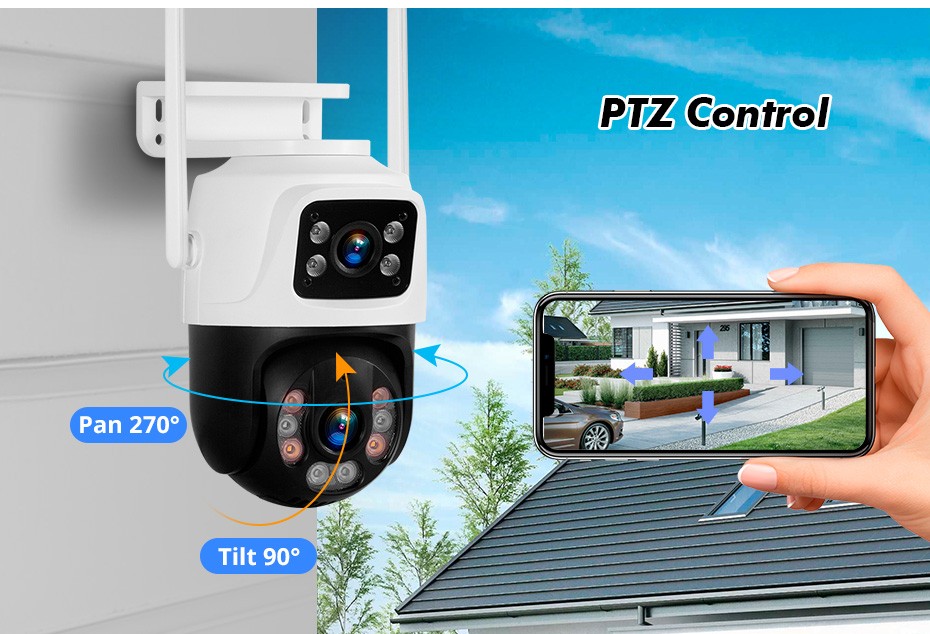 KERUI 10in Monitor 6MP Wired Security Camera System Kit NVR With 500GB HDD USA
