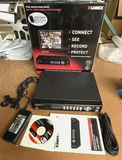 Lorex 8-Channel DVR Network Video Surveillance System w/8-Color Cameras 320GB HD