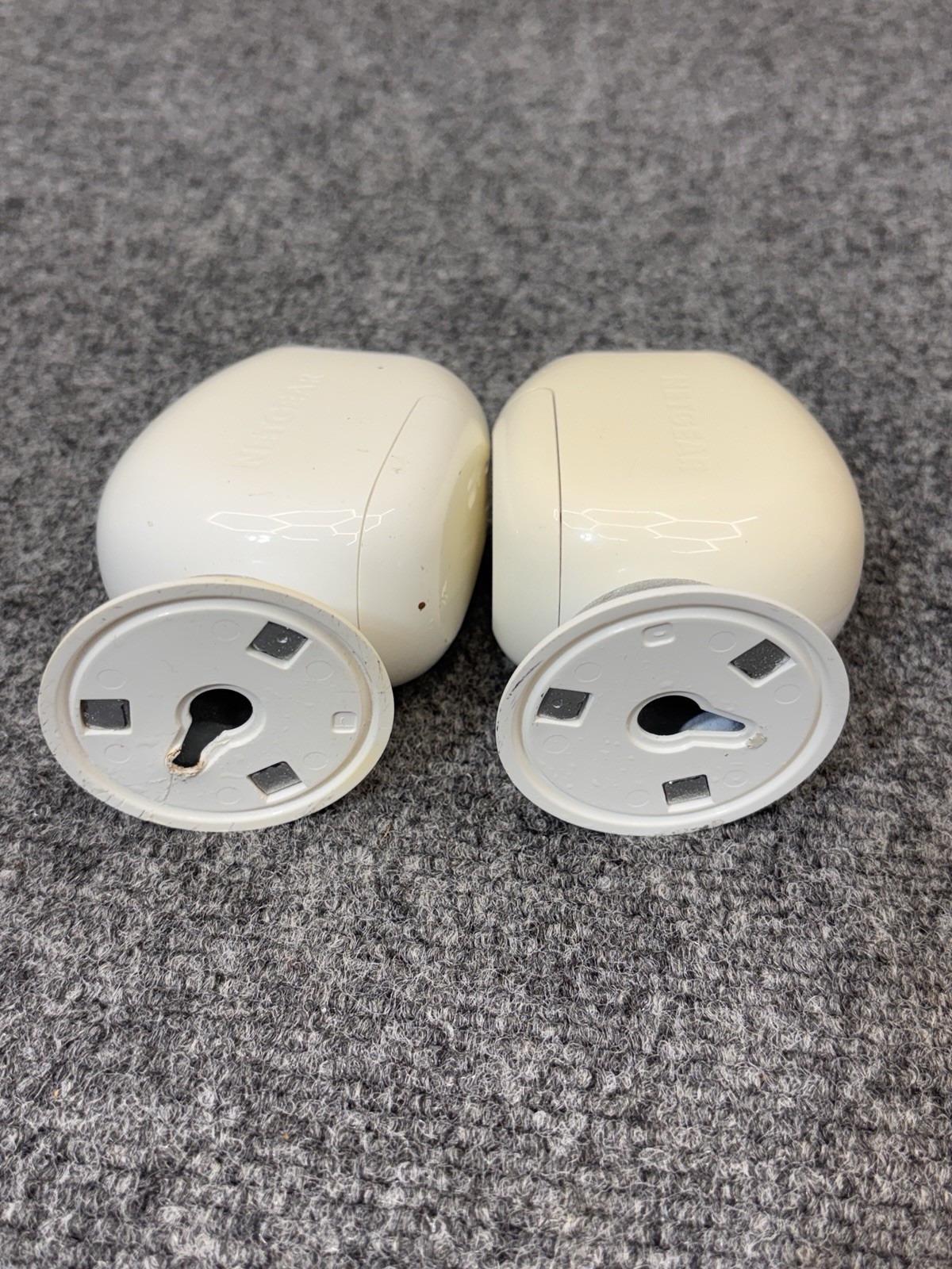 (2) Arlo NETGEAR VMC3030 Add-on HD Security Camera No Battery UNTESTED
