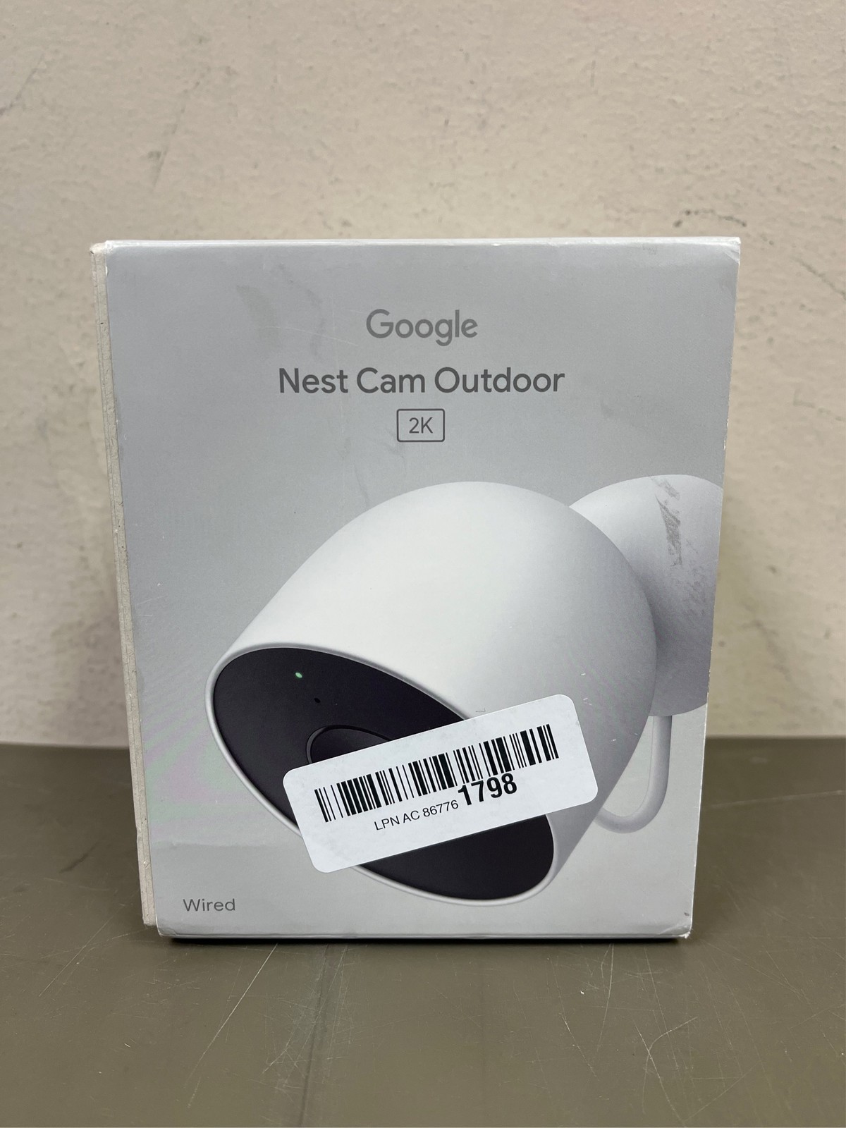 Google Nest Cam Outdoor 2nd Gen – Wired Security Camera with 2K Video,