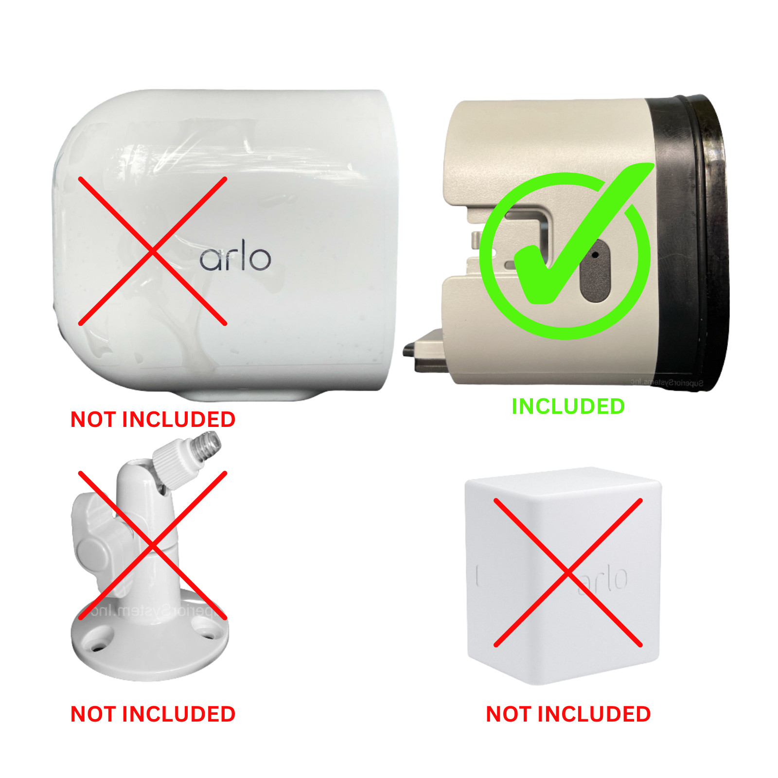Arlo Pro 5S 2K Wireless Spotlight Security Camera with Dual Band WiFi VMC4060P