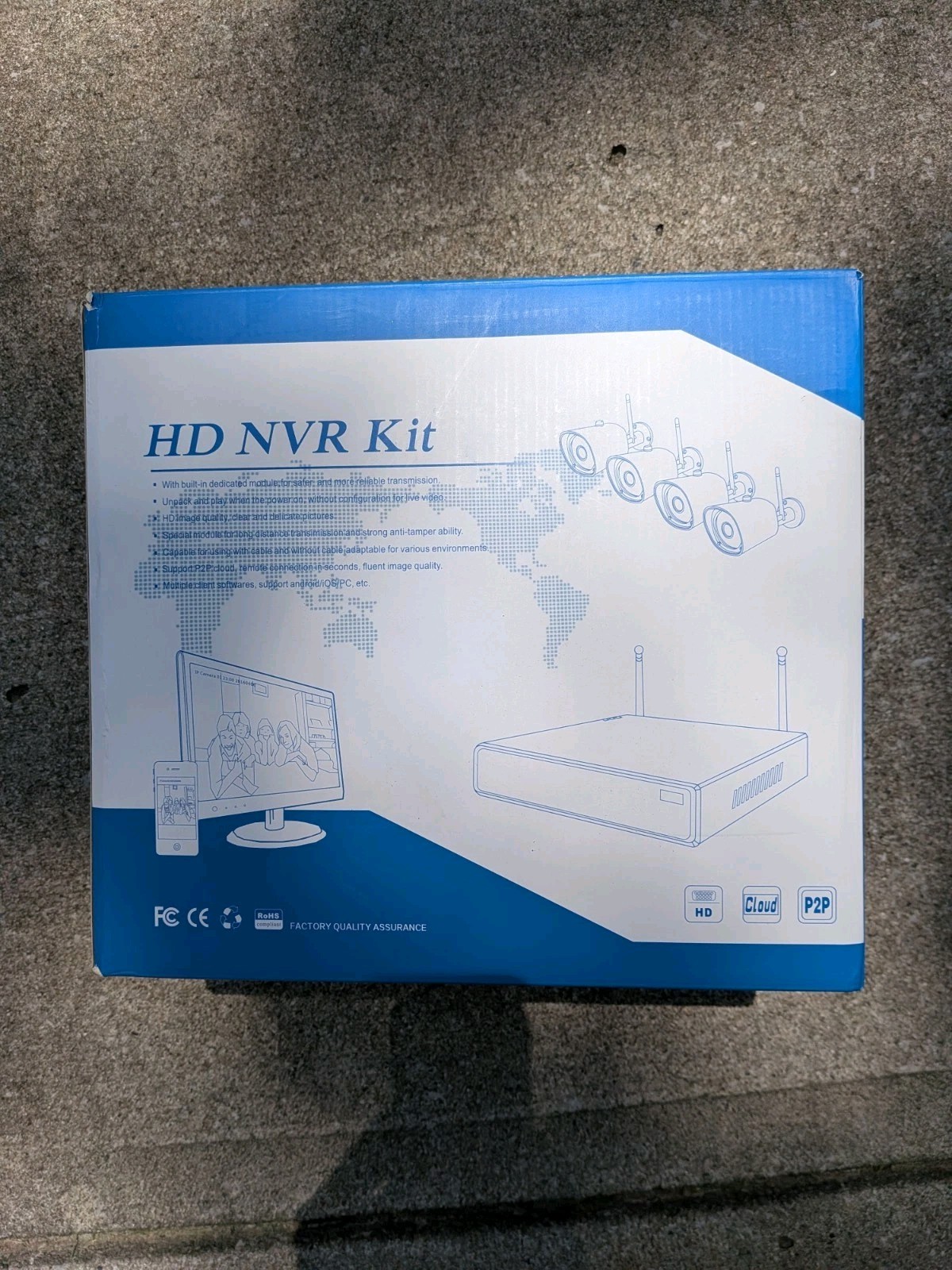 Wireless HD NVR Kit Security Camera System- 2 TB HDD