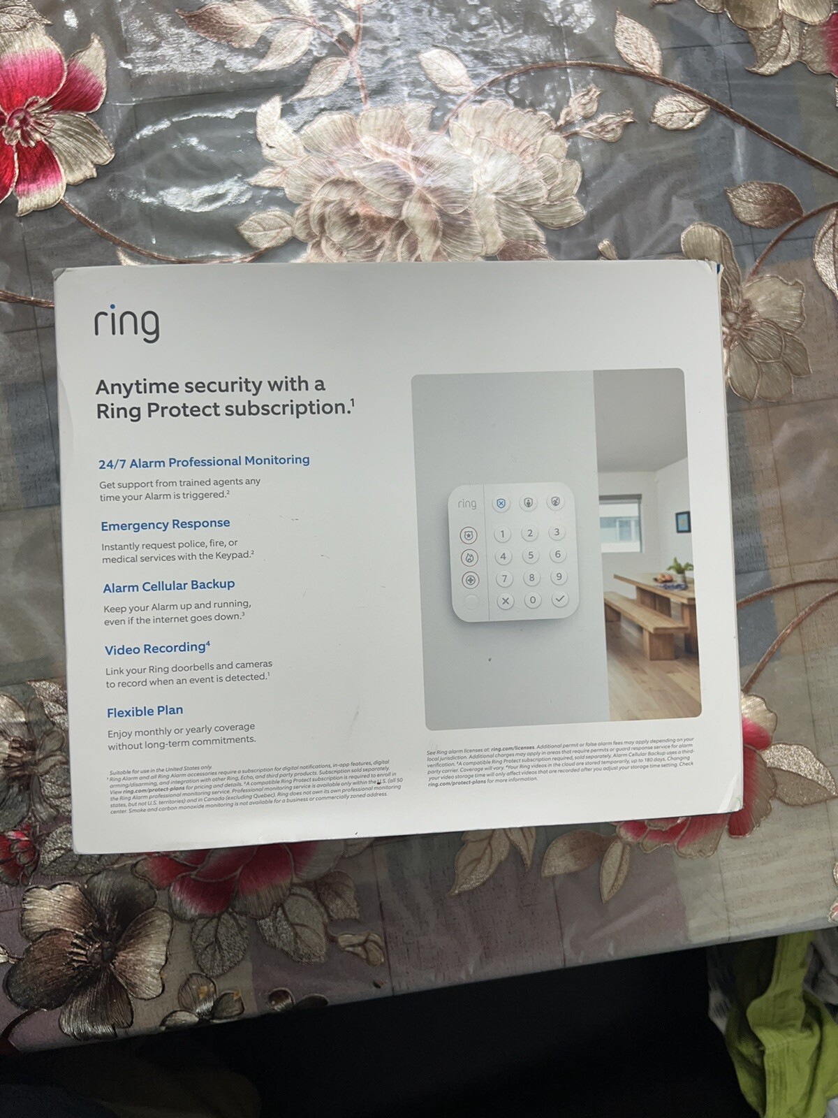 Ring 4K18SZ0EN0 Wireless Indoor 2 HD Alarm Kit