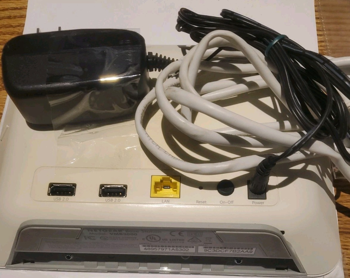 Netgear/Arlo VMB3000 Security Base Station – With Cable N Power