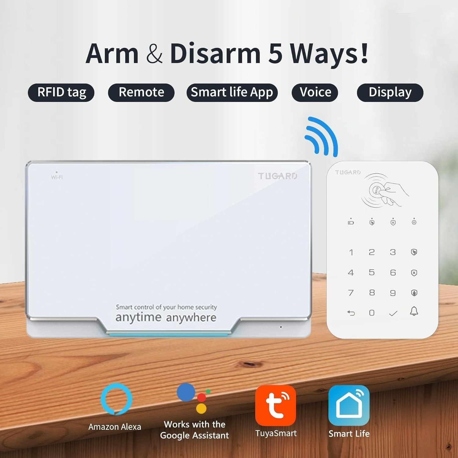 “Keyboard for WiFi GSM Burglar Alarm System,Smart Home Alarm System Base Wirel..