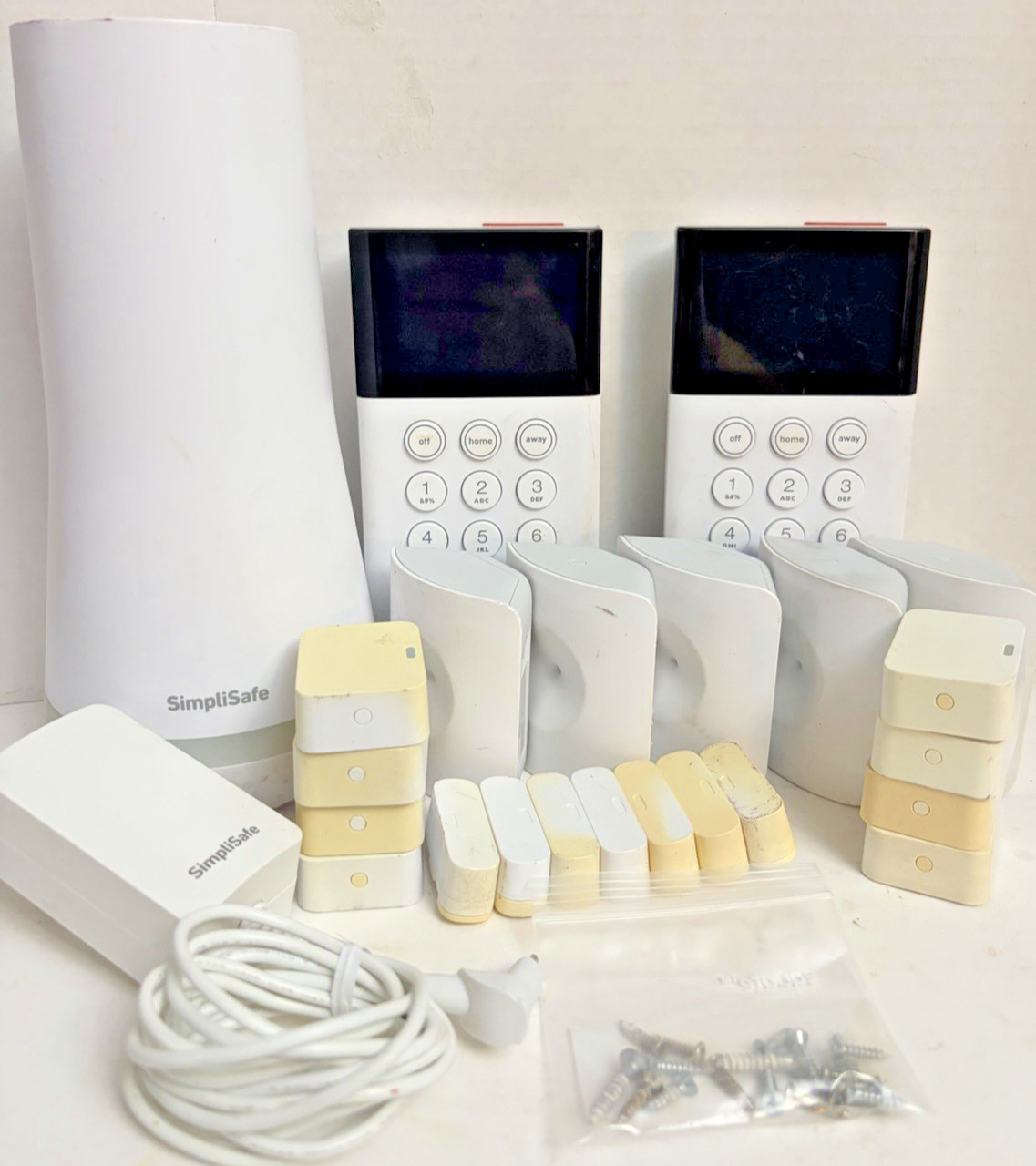 Complete SimpliSafe Gen 3 Home Security System Bundle – Base, 2 Keypads, Sensors