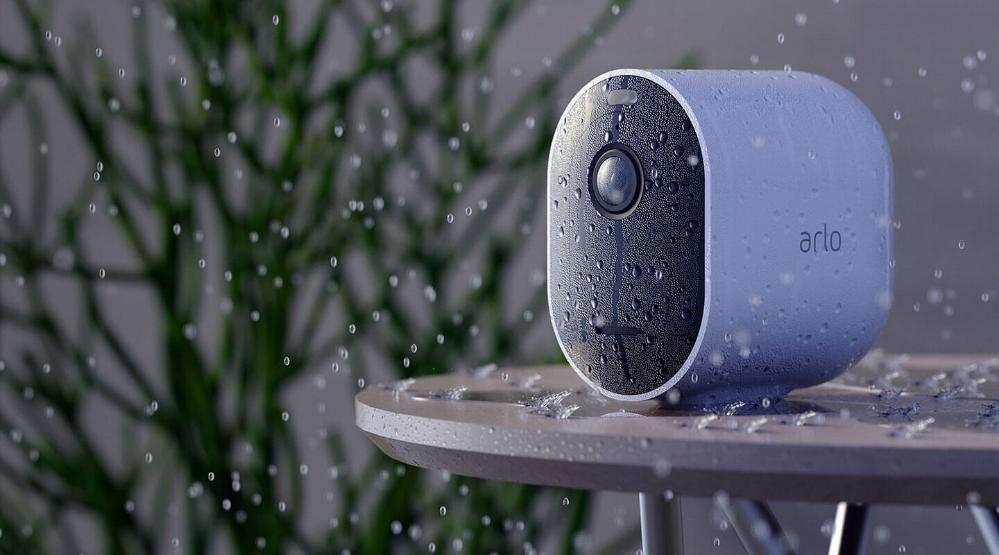 Arlo Pro 4 Spotlight Camera, 2K Video & HDR, Color Night Vision, VMC4050P-100NAS