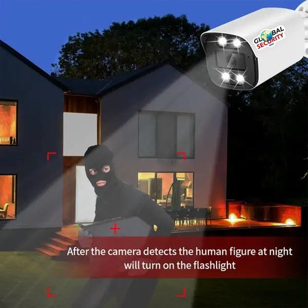 Poe 8mpx 4k 2.8mm IP Camera With Onvif