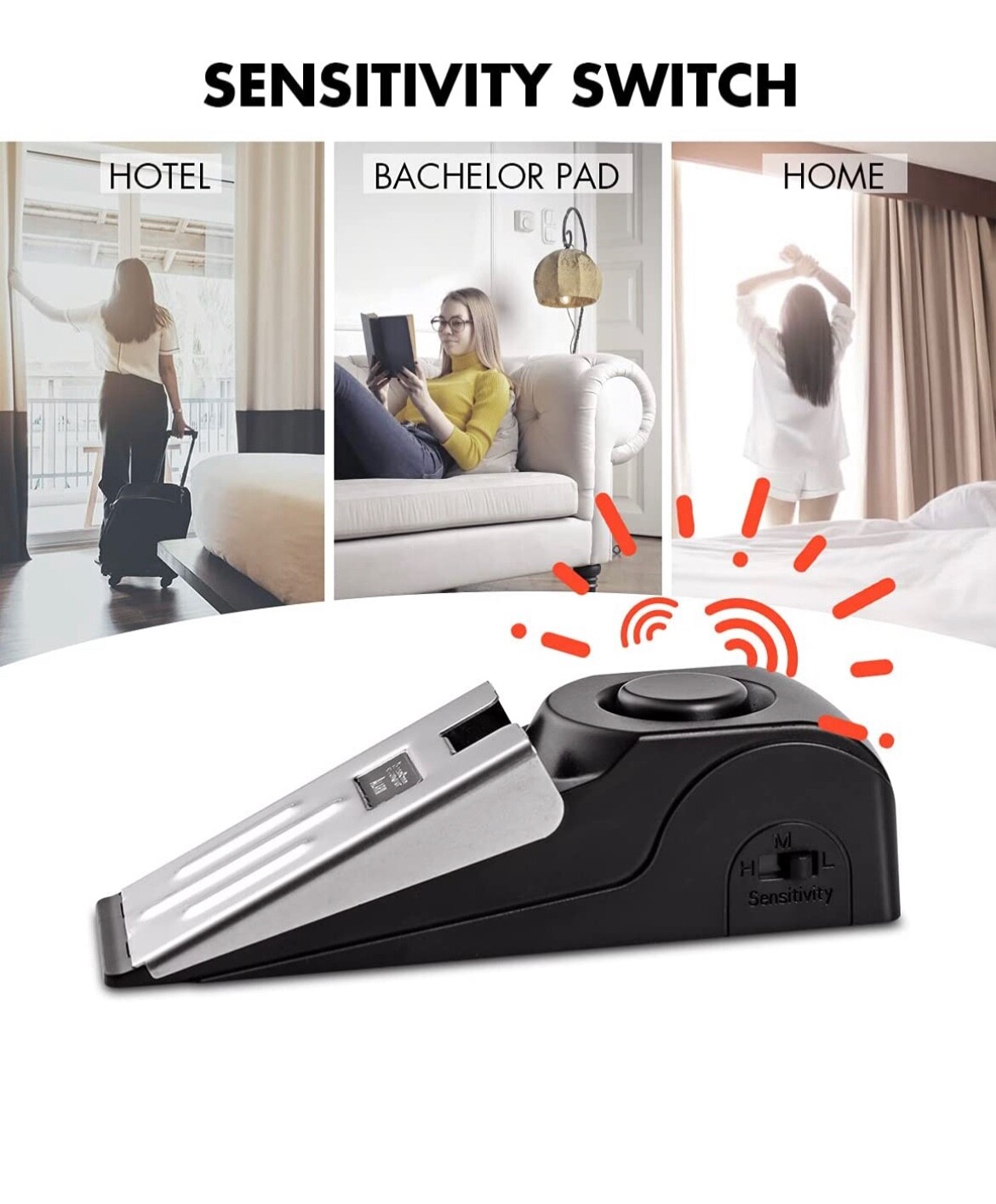 door stopper security alarm