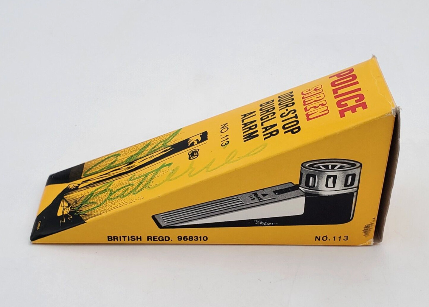 Police Siren Battery Operated Door Stop Bugler Alarm Sire NO.113 New
