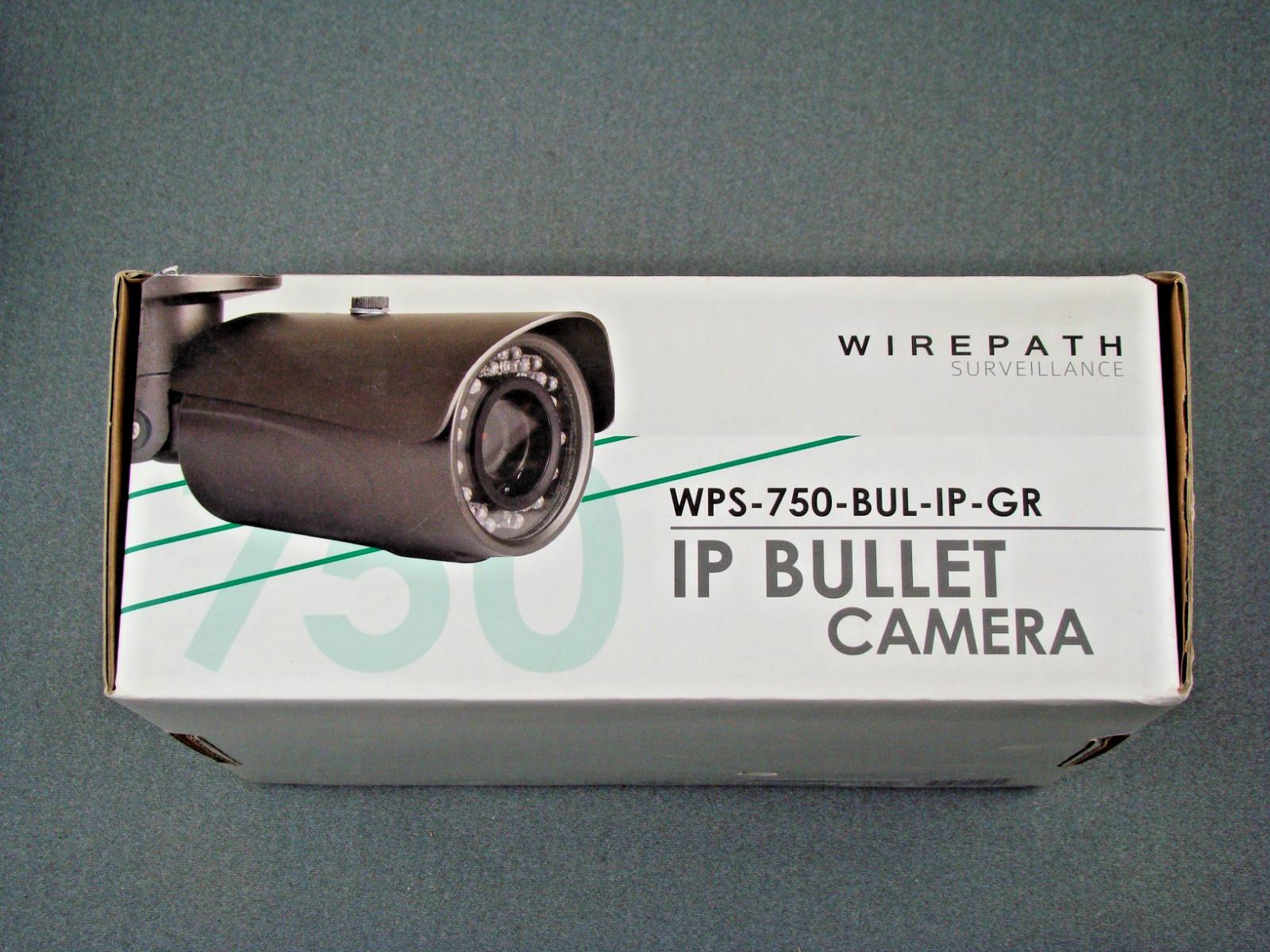 Wirepath WPS-750-BUL-IP-GR 750 Series Outdoor IP Security Camera Open Box