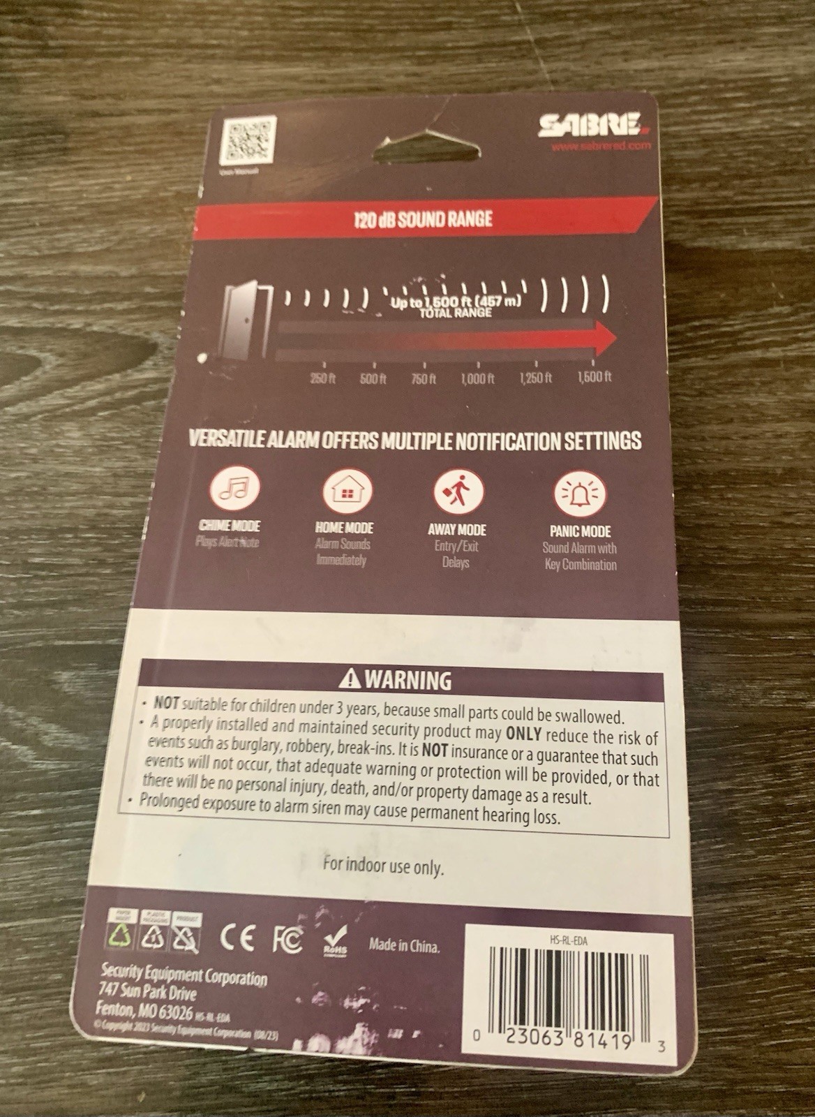 Sabre Elite Door Alarm Window Security Keypad Delay Home Away Mode NEW Wireless