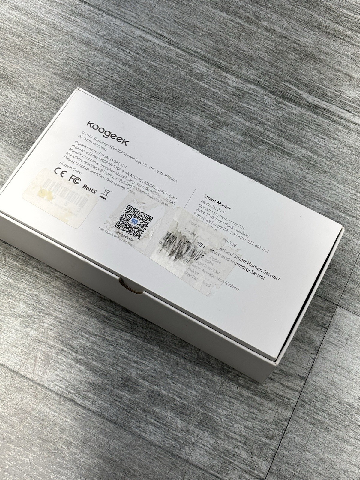 Koogeek WiFi Home Security System KDS3 Smart Home ZC-Z1-K Complete Set