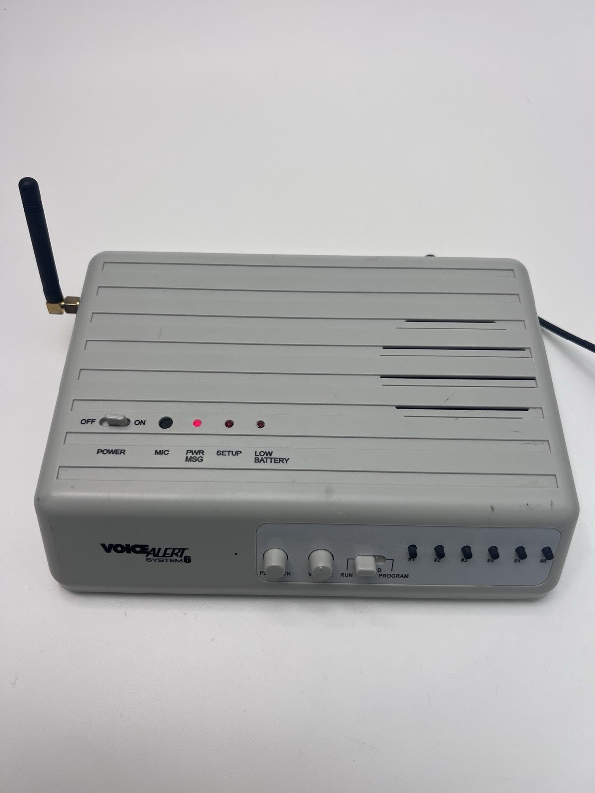Voice Alert System 6 Wireless Annunciator System VA-6000S Receiver Only