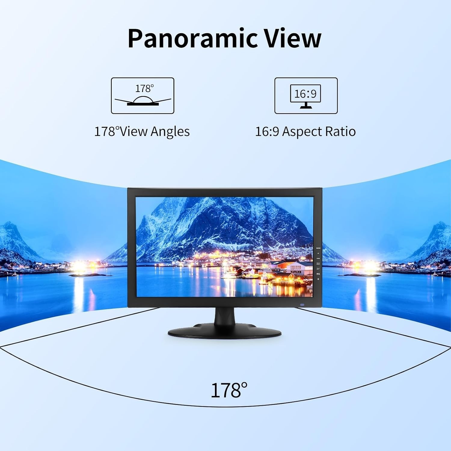 SVD 18.5″ Security Monitor – 4K Input, HD LED Display