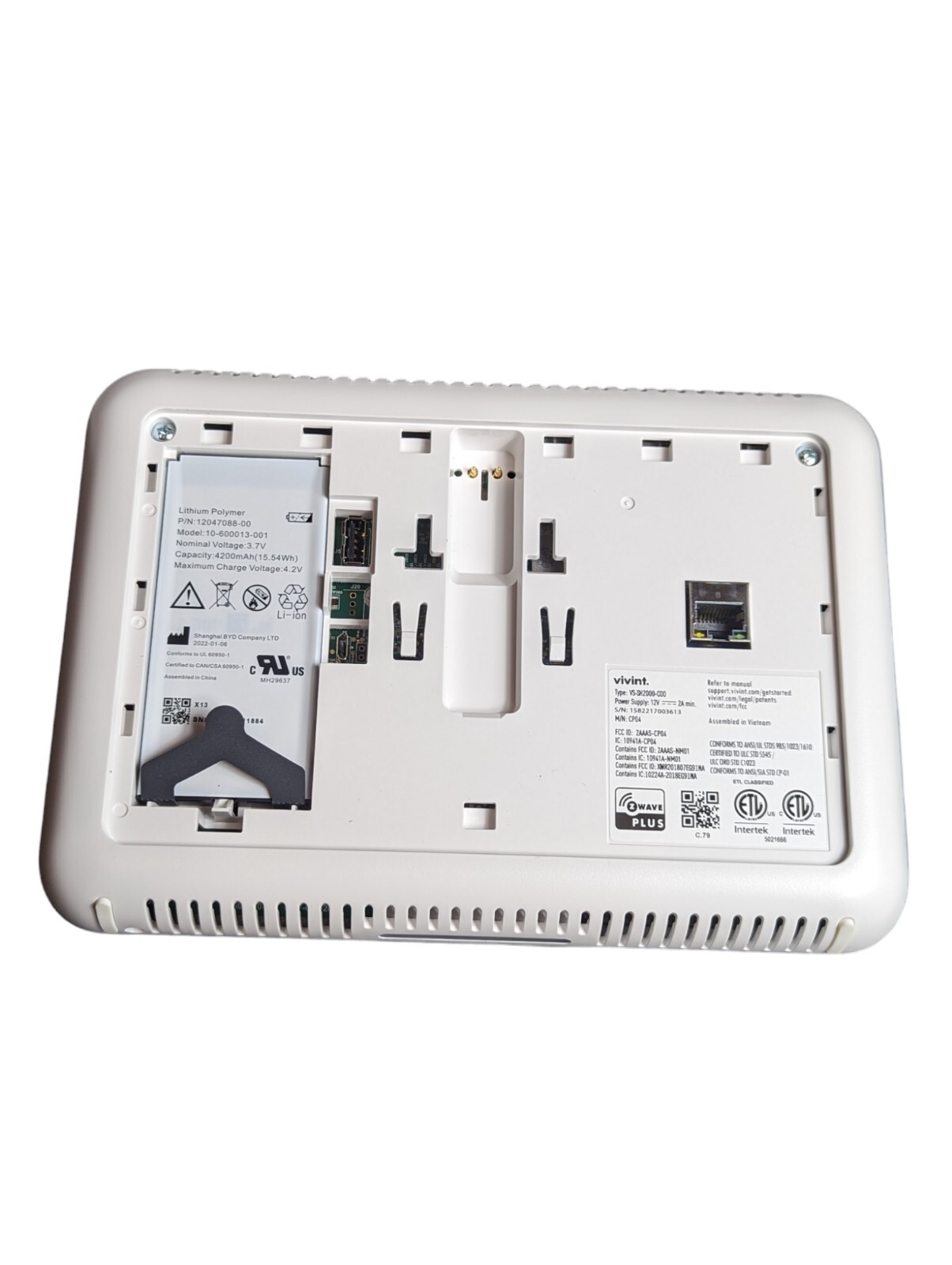 Vivint Security System Control Panel Doorbell Camera 7 Door/Window Sensor Motion