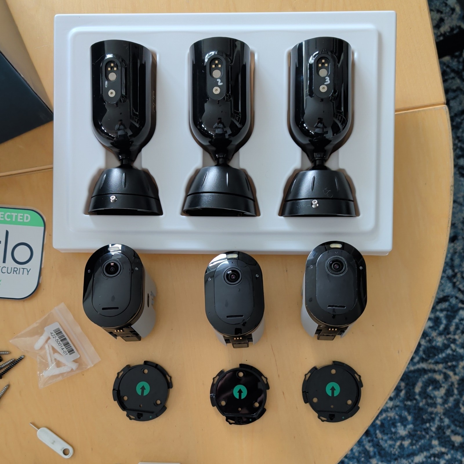 Arlo Pro 4 Spotlight Camera 3 Pack Wireless Security 2K Video & HDR VMC4350P