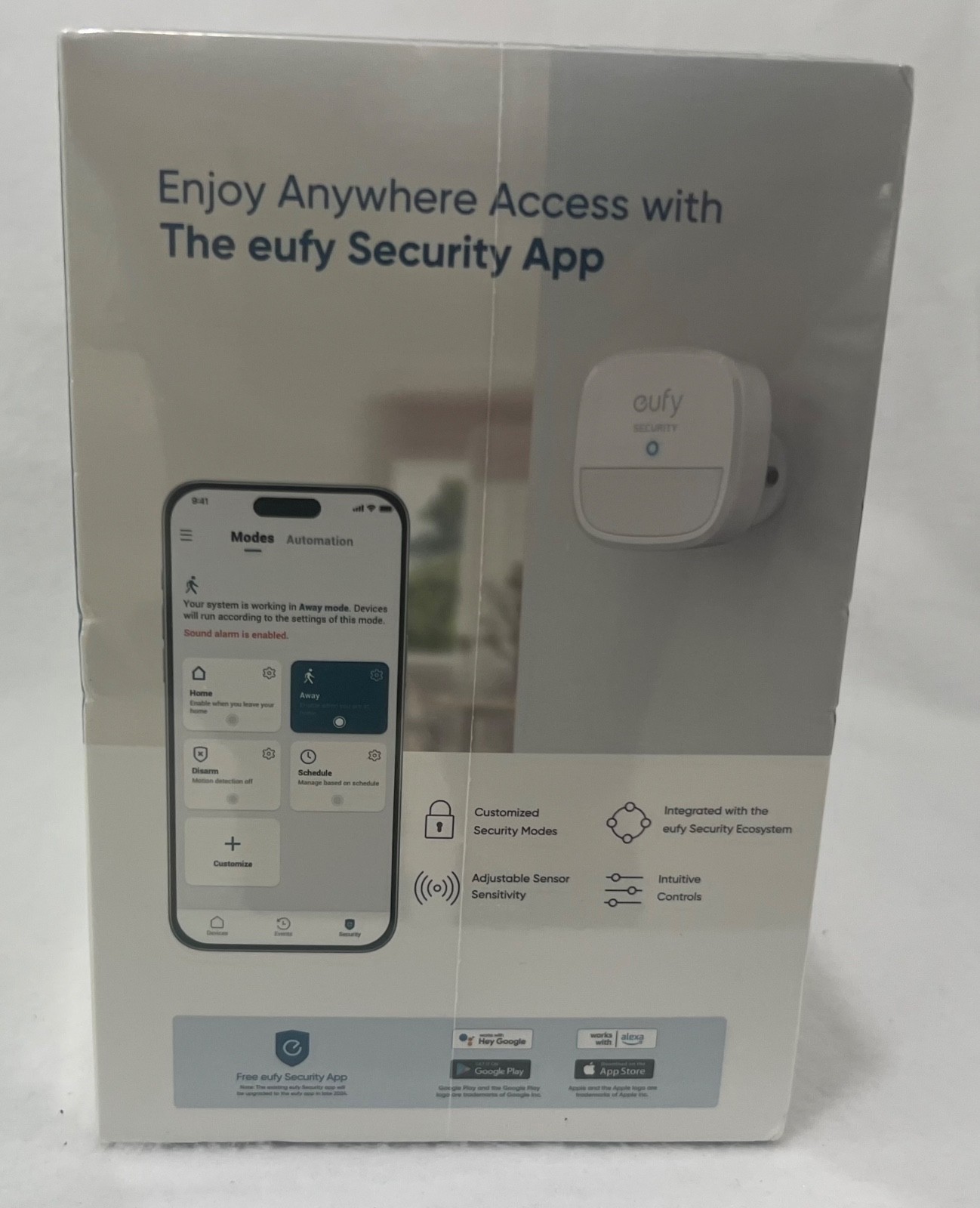 Eufy Security 5-Piece Home Alarm Kit, Home Security System, Keypad, Motion Senso