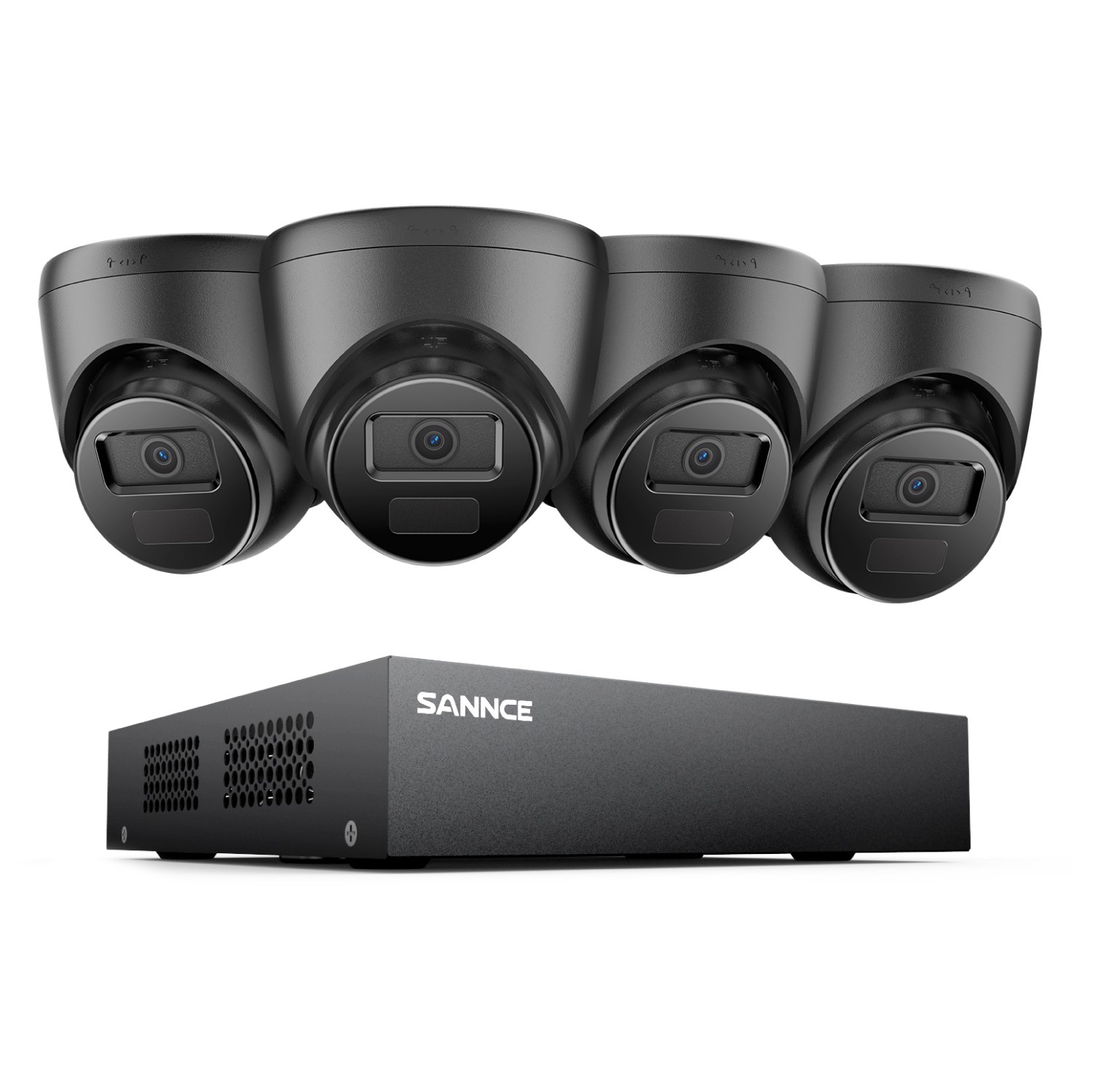 SANNCE 8CH DVR 1080P Video Security Camera System Outdoor AI Human Detection