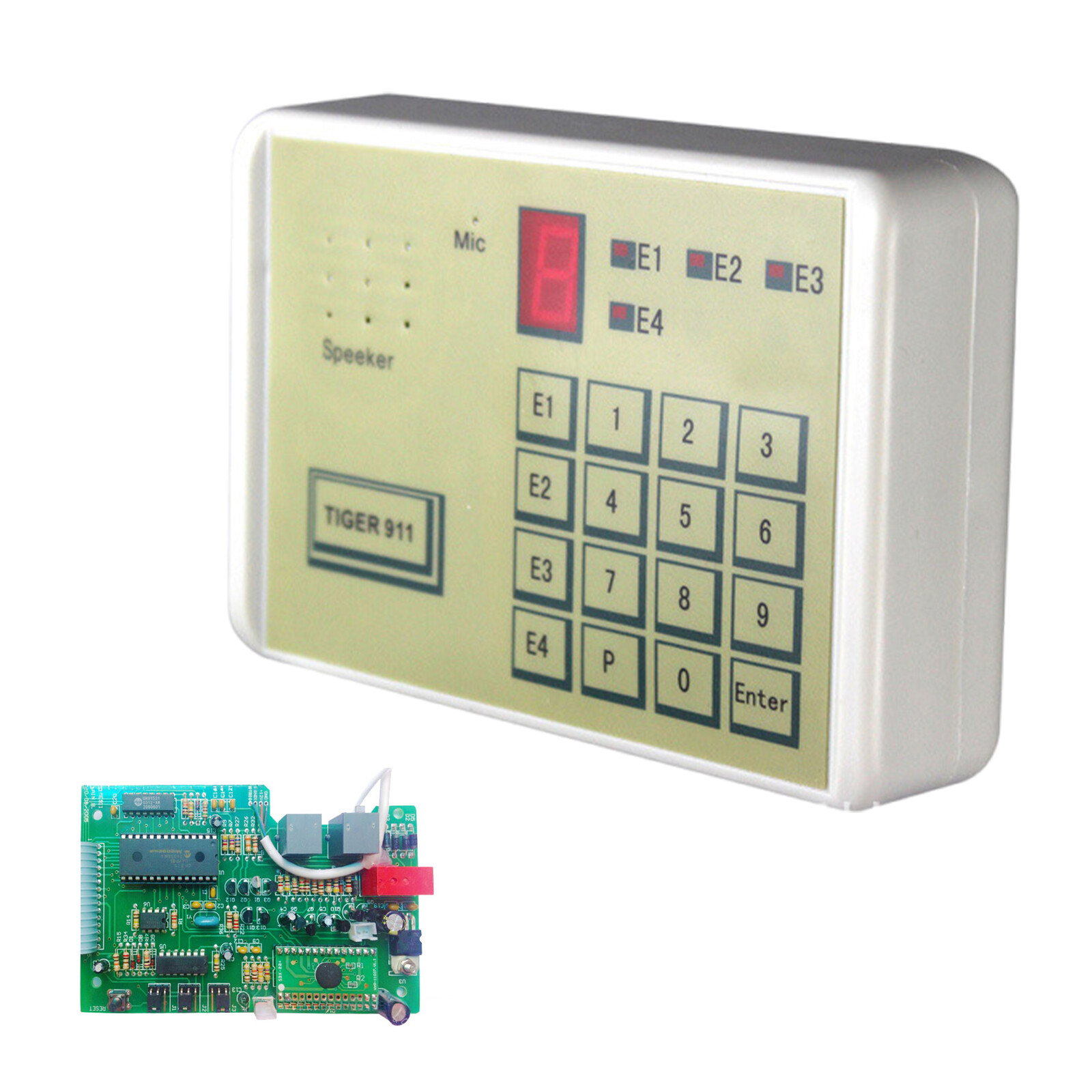 Wired Telephone Voice Auto Dialer Burglar Security House Alarm