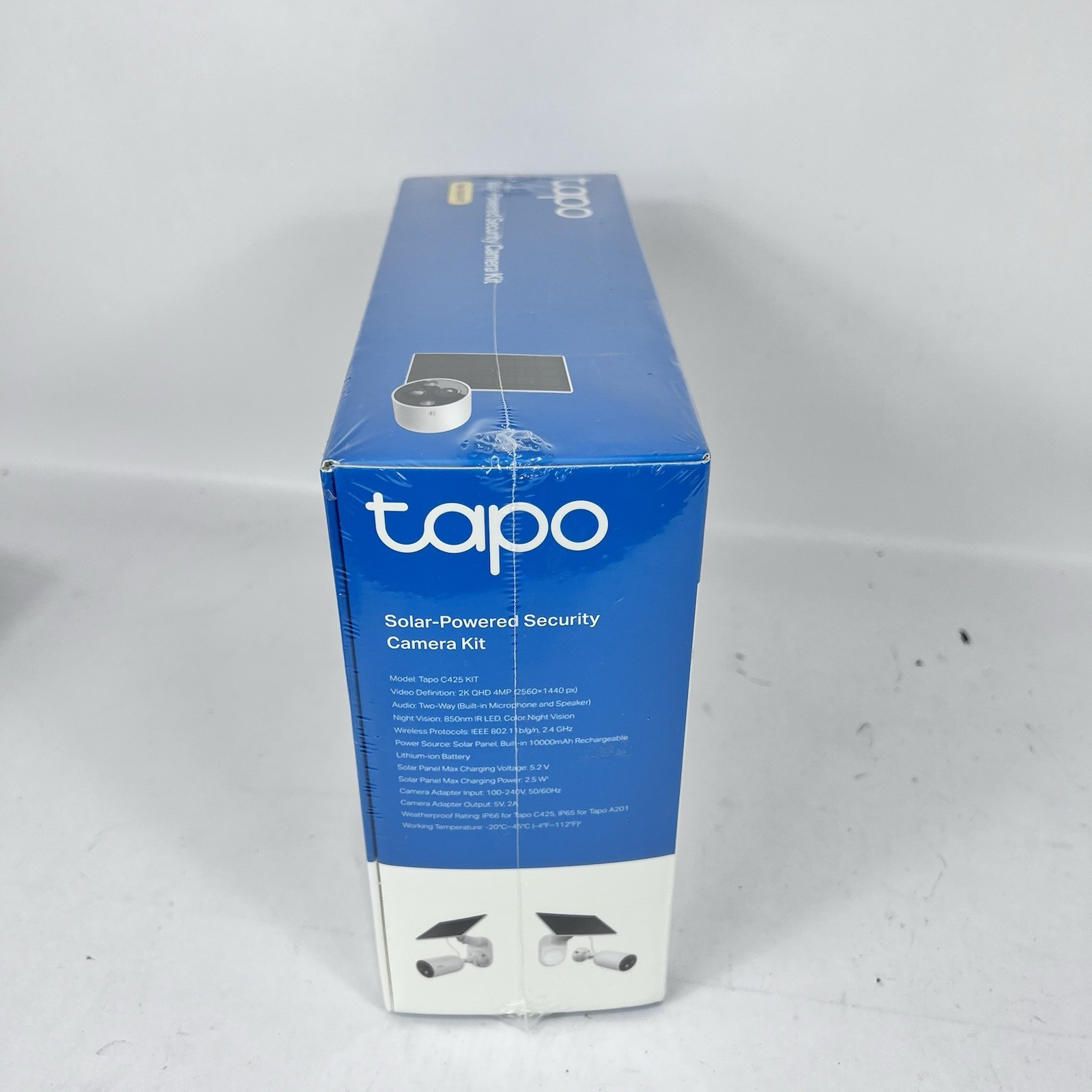 TP-LINK Tapo C425 Kit Solar-Powered Security Camera Kit 2K QHD New Sealed