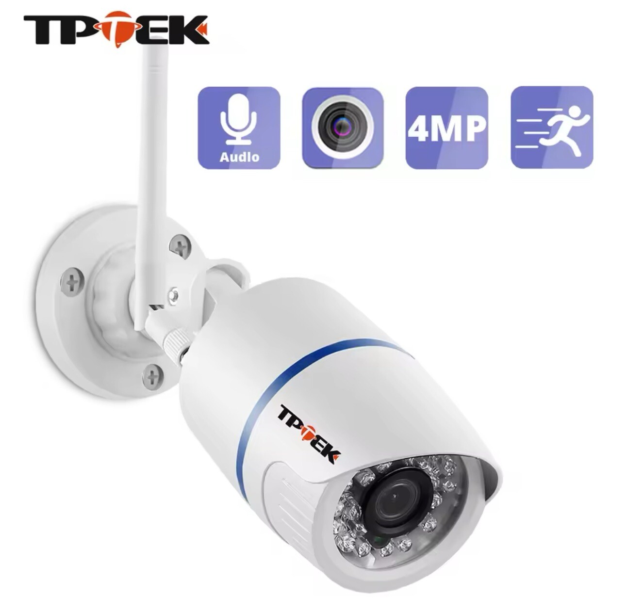 NEW 4MP 1080P IP WIFI HOME OFFICE HD SECURITY SURVEILLANCE WATERPROOF CAMERA