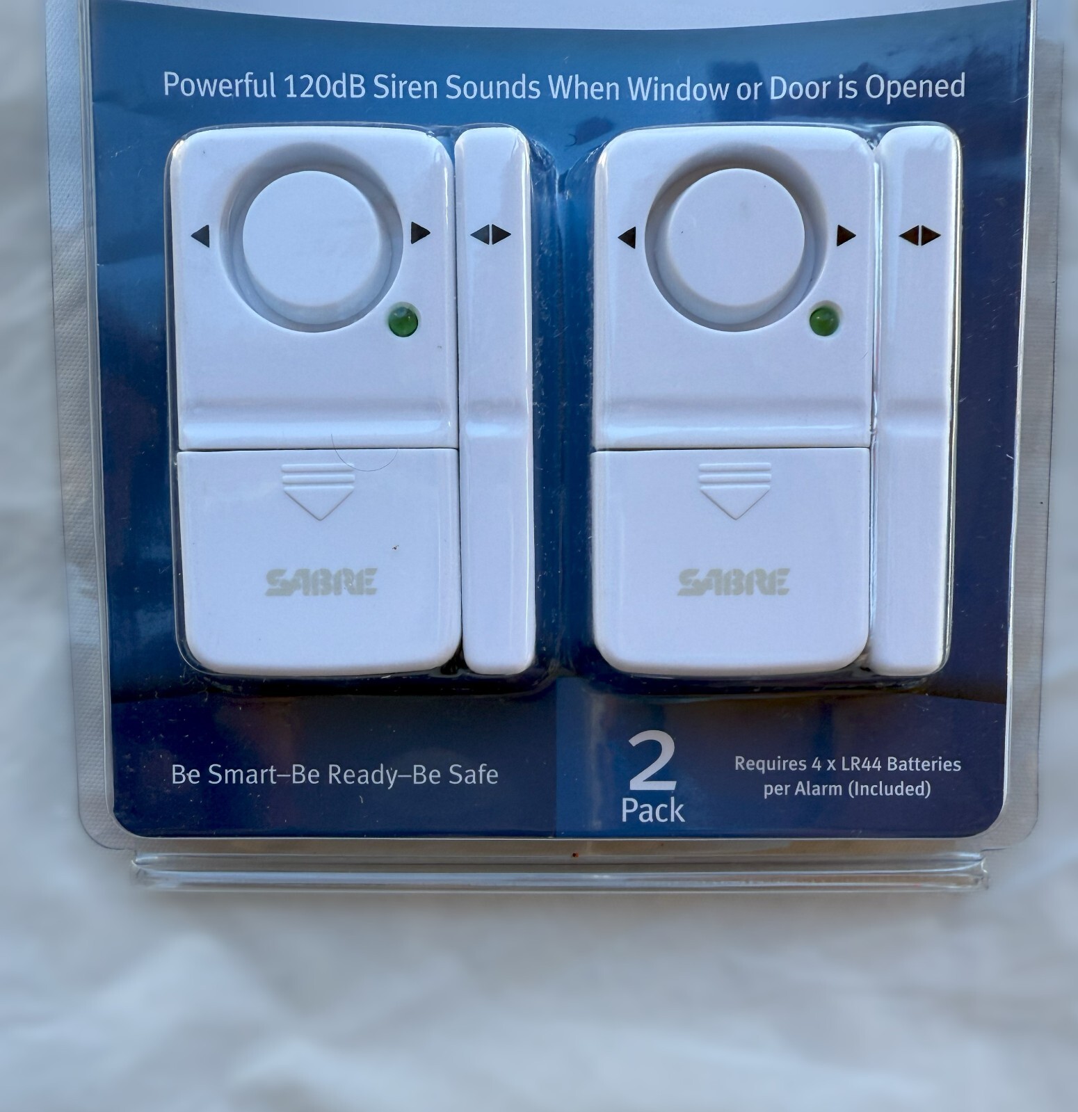 Sabre Door & Window Alarm 2pk Home Safety New