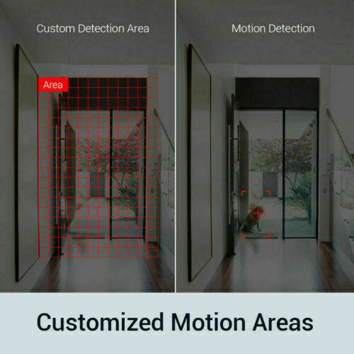 ANNKE 2x 3MP Wireless Outdoor Security IP Camera WIFI Audio Recording for N48WHR